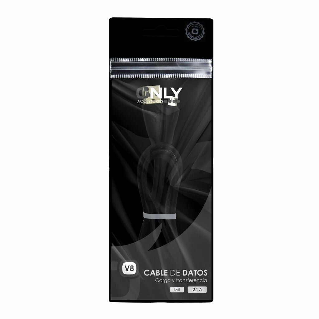 Cable USB Only ECO Micro USB 1.5A MOD 22 Negro