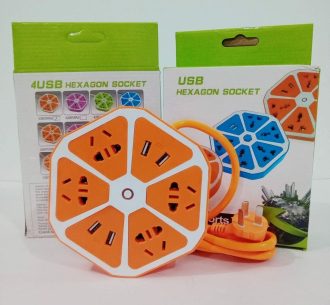 Alargue Flor Hexagonal 6 Tomas