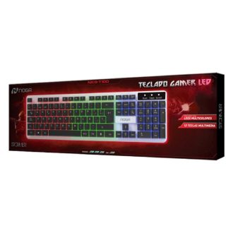 Teclado Gamer Noga Retroiluminado NKB-T100 Negro