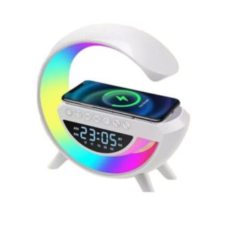 Parlante Google BT-3401 C/ Reloj y Carga Inalambrica