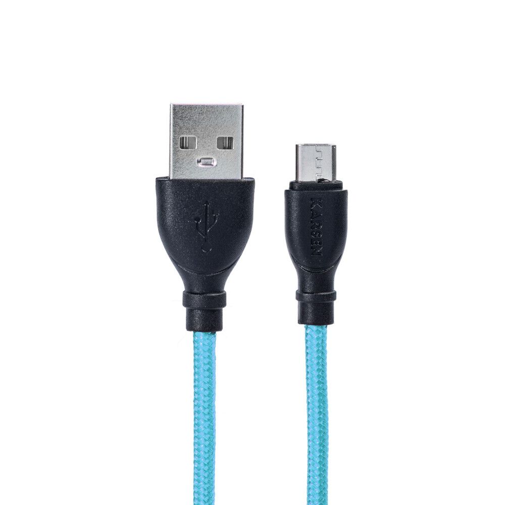 Cable datos Karsen C-102 V8 Celeste - Imagen de 2