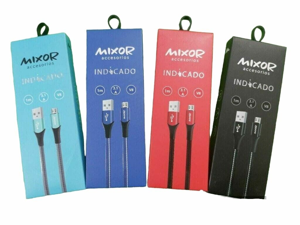 Cable Datos Mixor Indicado V8 3.1A MOD 86