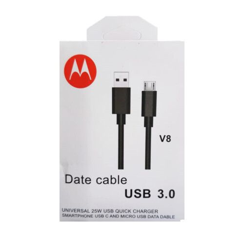 Cable USB Motorola 25W V8