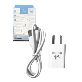Cargador 220V Legatus Tipo C 2.4A 1 USB + Cable