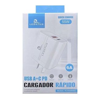Cabezal 220v Legatus 55W USB + TIPO C