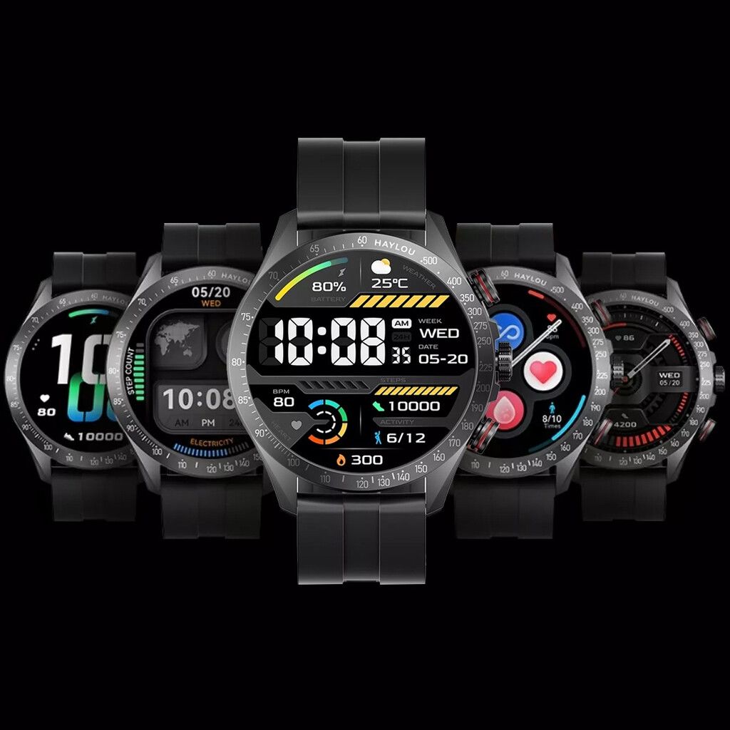 Smartwatch Haylou LS18 Solar Pro Negro/Blue - Imagen de 4