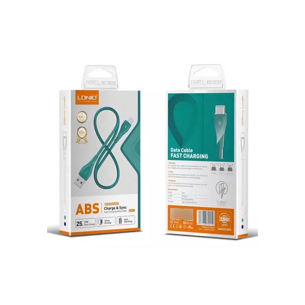 Cable LDNIO Tipo C 30W 1mt LS631 - Imagen de 2