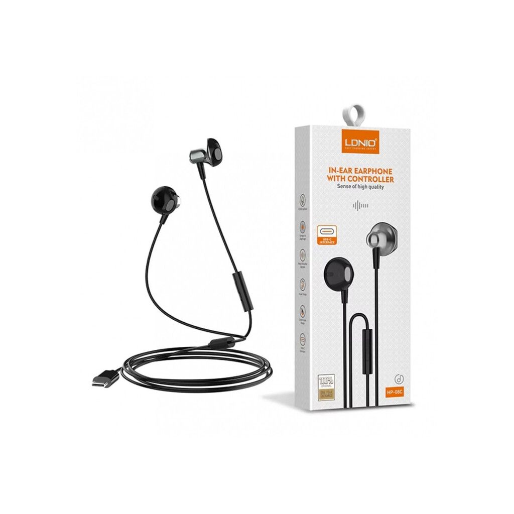 Auricular LDNIO Manos libres Tipo C HP08C - Imagen de 3