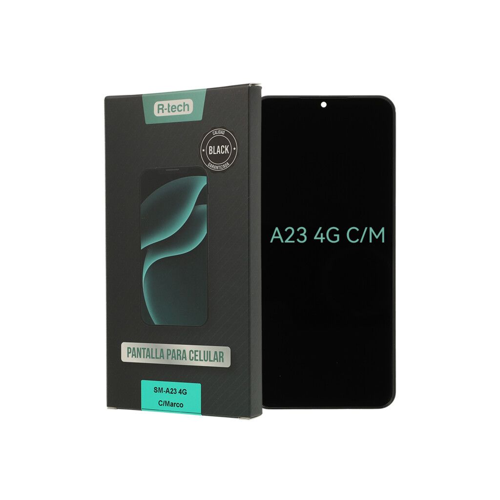 Modulo Samsung A23 4G M336B C/ Marco Original-Black R-Tech - Imagen de 5