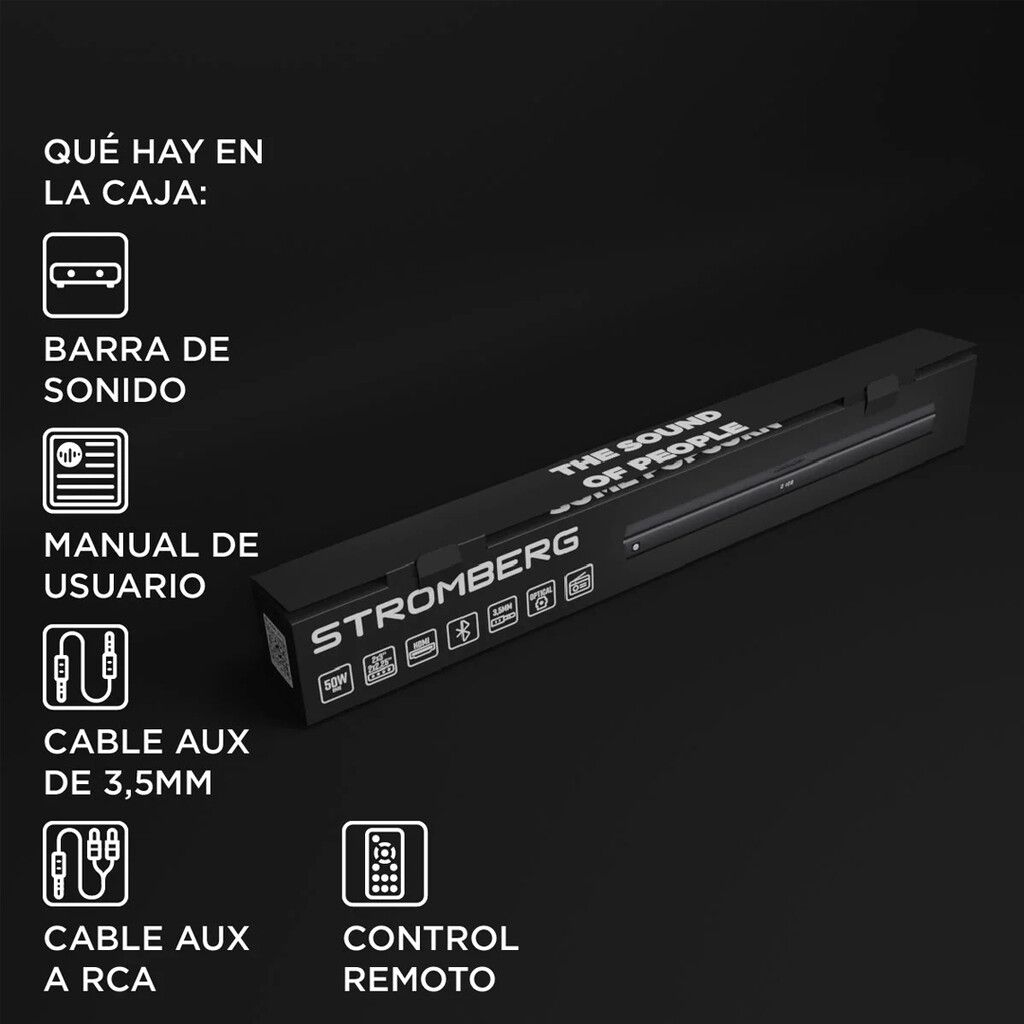 Parlante Barra Stromberg Anthem 3'' x2 - Imagen de 3