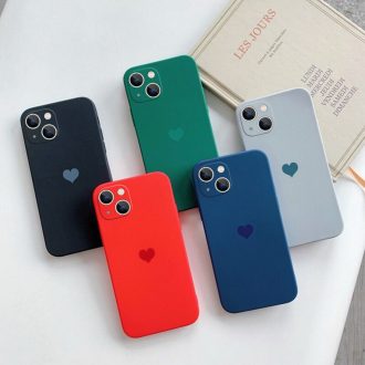 TPU Silicona Heart Iphone 15
