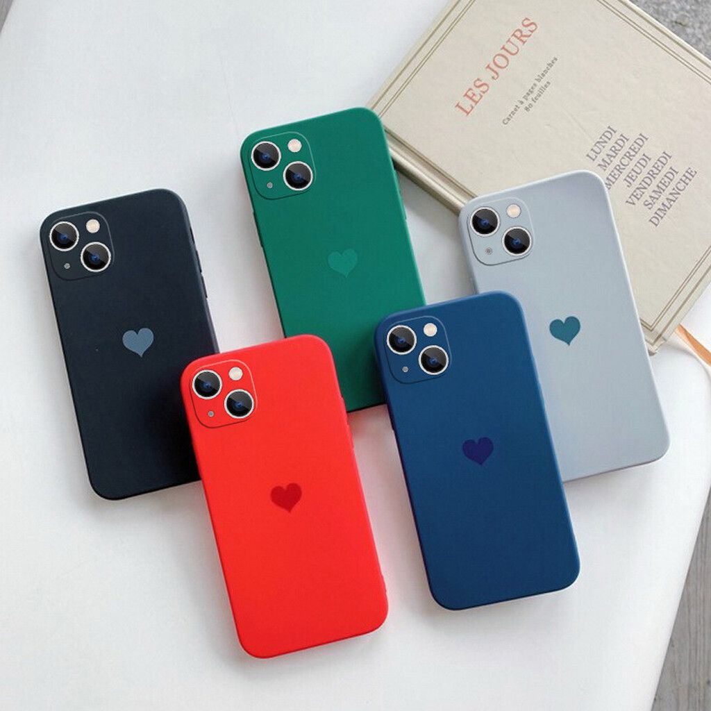 TPU Silicona Heart Iphone 13