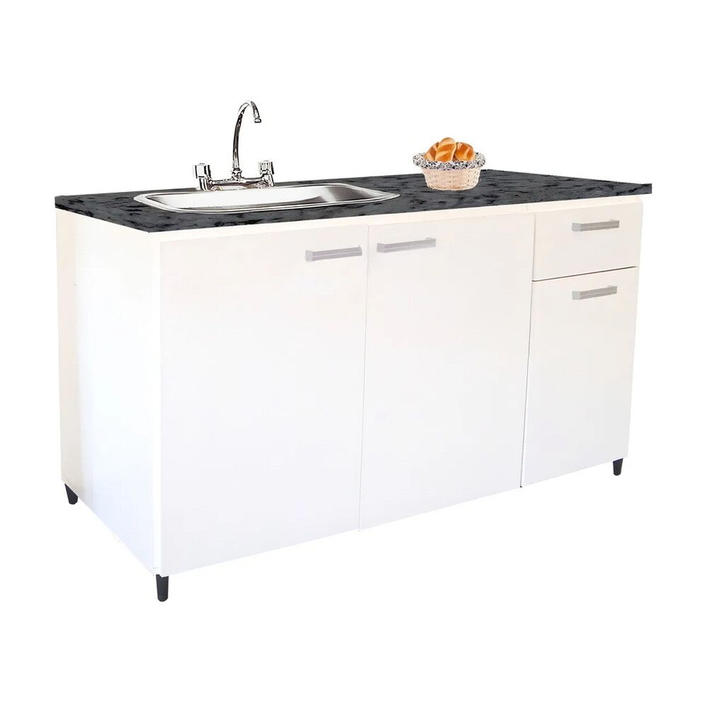 Bajo Mesada Platinum 1,20m Blanco 300503