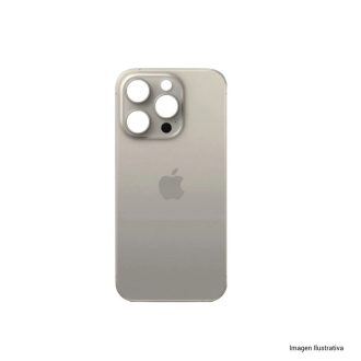 Tapa Trasera Iphone 15 Pro Max Titanio