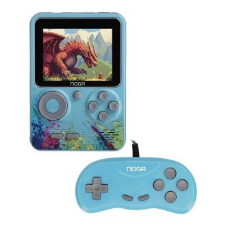 Consola Retro Noga + Joystick Pocky-R5 Celeste