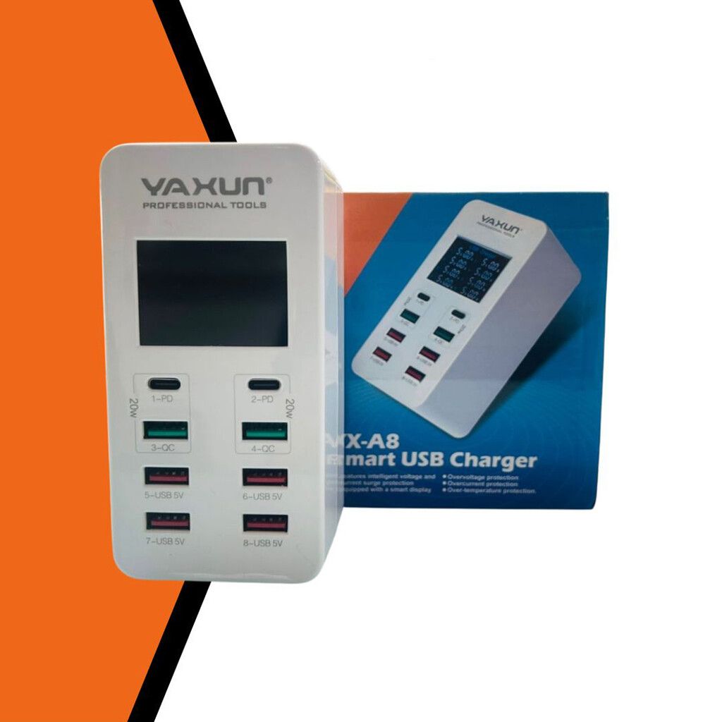 Multicargador Yaxun Icharge YX-A8T - Imagen de 2