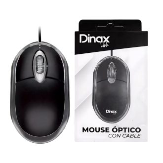 Mouse Optico con Cable Dinax DXMOUOP02