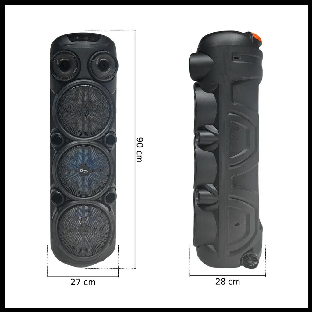 Parlante Bluetooth con microfono Dinax DX-PARBLU23 - Imagen de 3