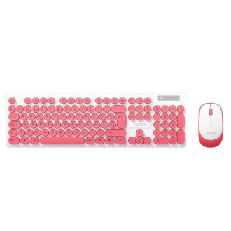 Teclado + Mouse Inalambrico Noga S5800 Rosado