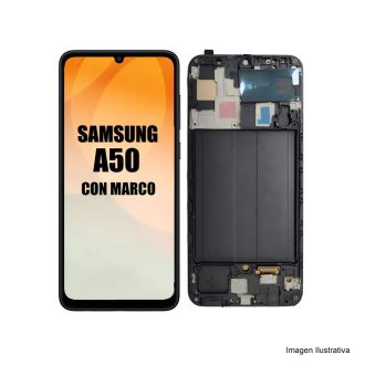 Modulo Samsung A50 - A50S Original C/ Marco Negro