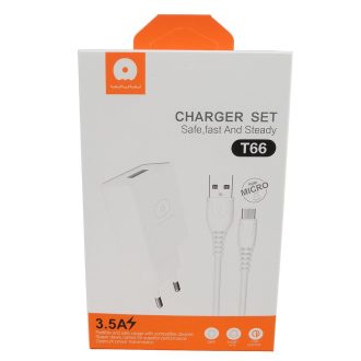 Cargador 220V WUW V8 3.5A 1 USB + Cable T66