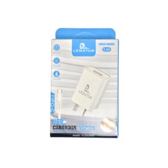 Cargador 220V Legatus V8 3.4A 1 USB + Cable