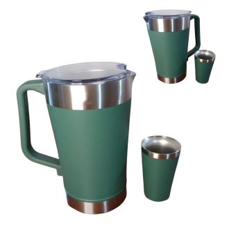 Jarra Acero Inoxidable 2000ml + Vaso BSP-2001 / MX-206