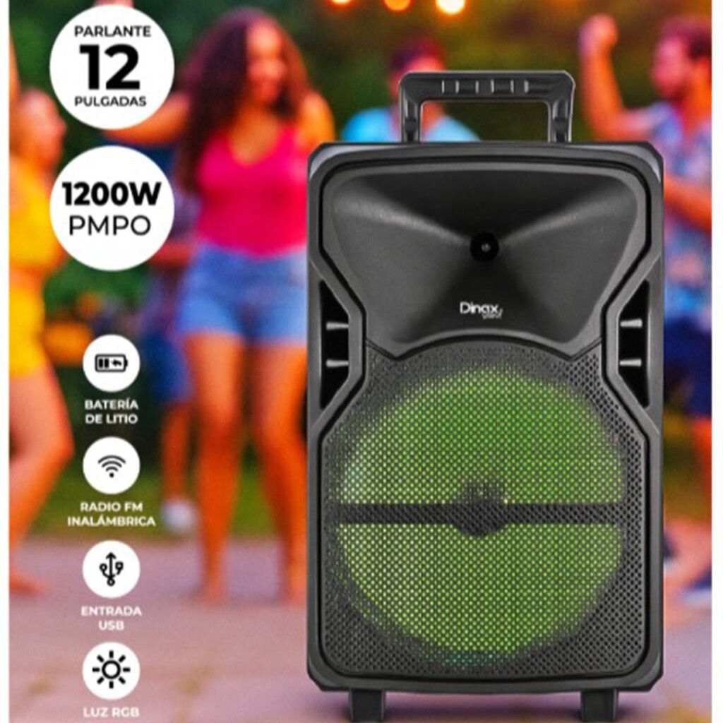 Parlante Bluetooh Dinax 12'' DXPAR12USB
