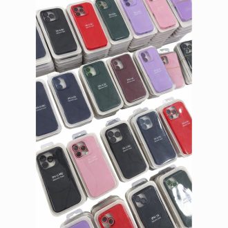 Silicone Case C/ Glass de Camara Iphone 15