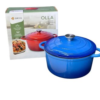 Olla de Hierro Fundido Oryx Azul OR-CK500B