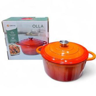 Olla de Hierro Fundido Oryx Naranja OR-CK500A