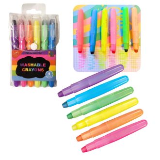 Crayones Neon Lavables x6u LB-25