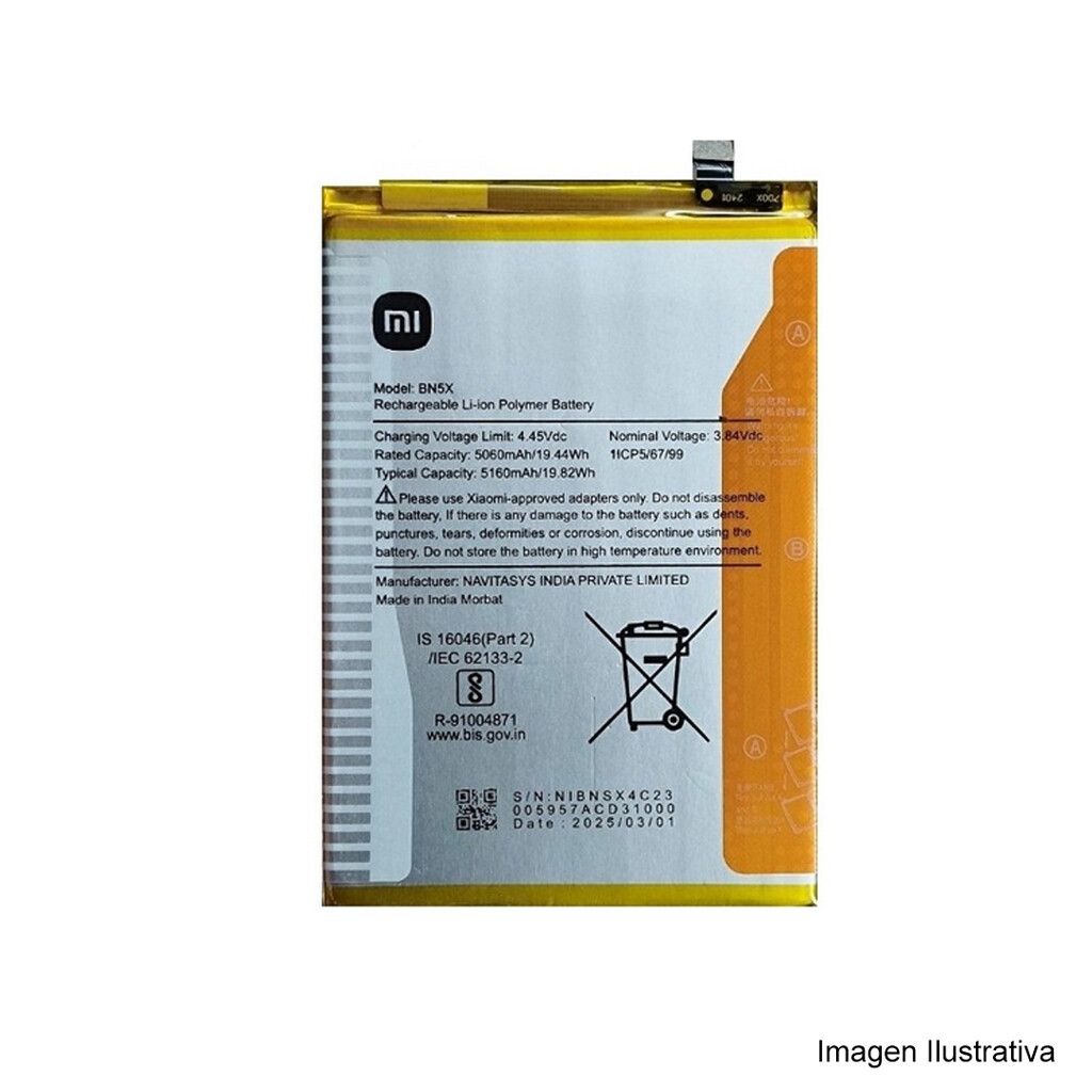 Bateria Xiaomi BN5X - 14C Poco C75