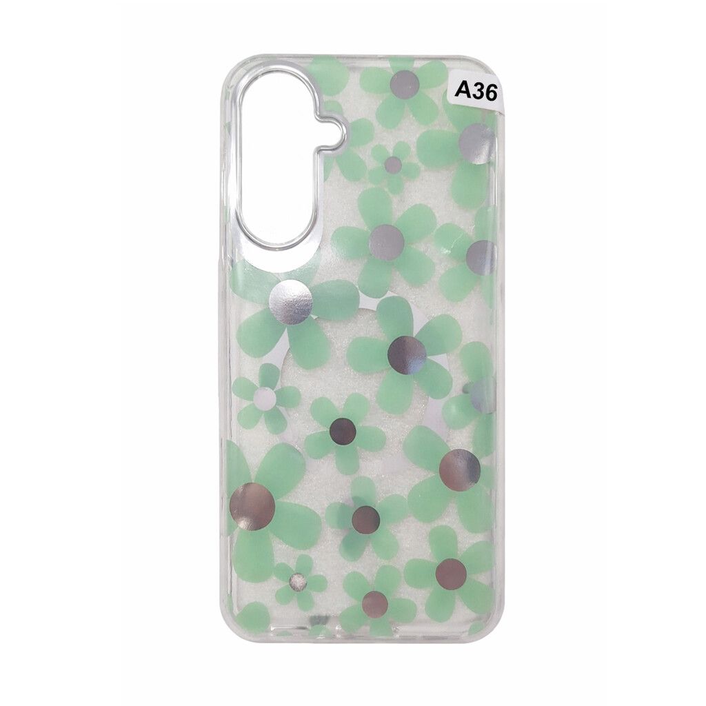 Funda Magsafe Flores Samsung A36
