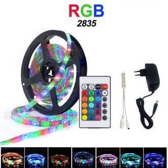 Tira LED RGB 2835 5mts C/ Control HT-04