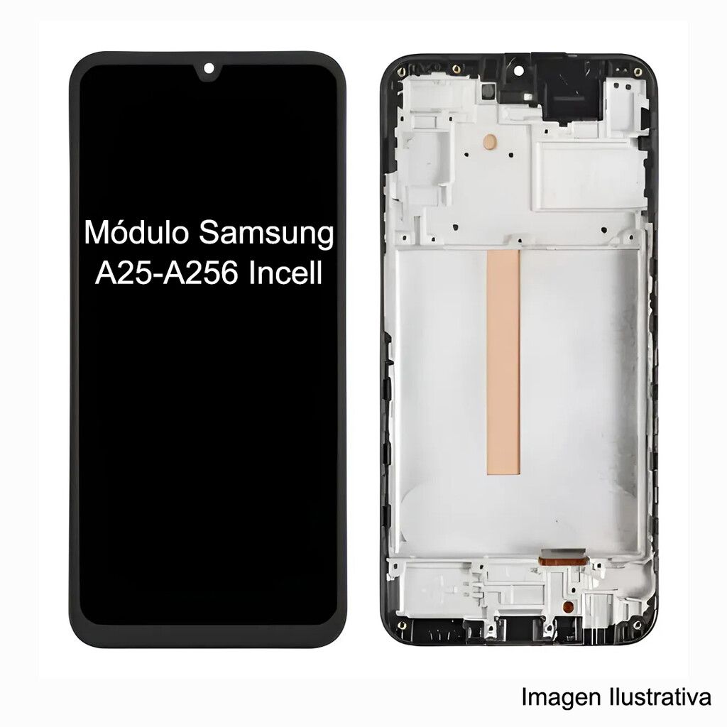 Modulo Samsung A25-A256 Incel-Silver C/ Marco R-Tech