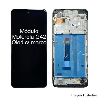 Modulo Motorola G42 Oled C/ Marco Negro