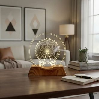 Lampara LED 3D 8cm JS-7455A