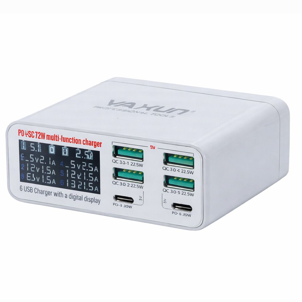 Multicargador Yaxun Icharge YX-896P