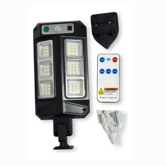 Lampara Solar LED Doble C/ Sensor  BK-Q6