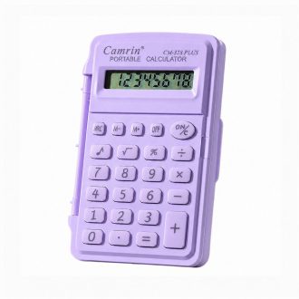 Calculadora Mini Camrin CM-328 Plus Violeta
