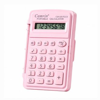 Calculadora Mini Camrin CM-328 Plus Rosa