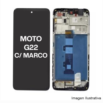 Modulo Motorola G22 Original C/ Marco Premium