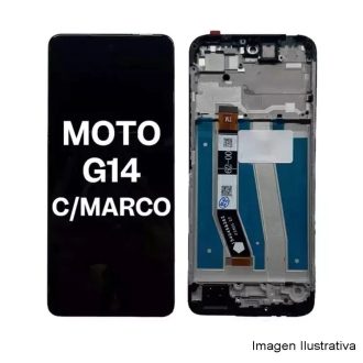 Modulo Motorola G14 Original C/ Marco Premium