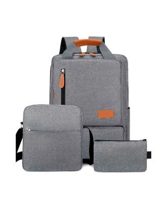 Mochila Set X 3 MOCH26G Gris