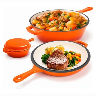 Olla Oryx Doble Multiuso OR-CK400A Naranja