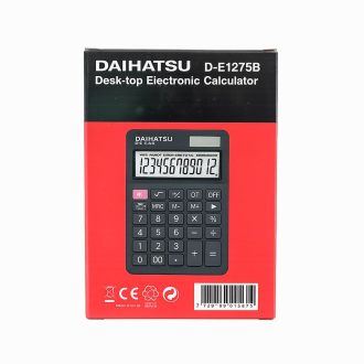 Calculadora Daihatsu D-E1275B Negra