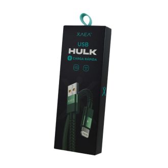 Cable USB XAEA Hulk Tipo MODX-089 Verde