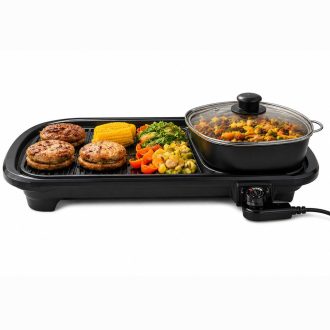 Grill Eléctrico con Olla Ogaan 2 en 1 OG-HP7